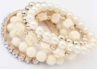 Biely 5 - dielny náramok